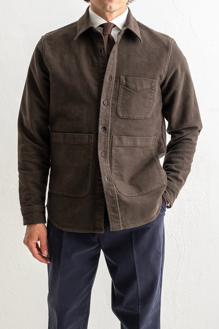 Moleskin UT Overshirt Brown
