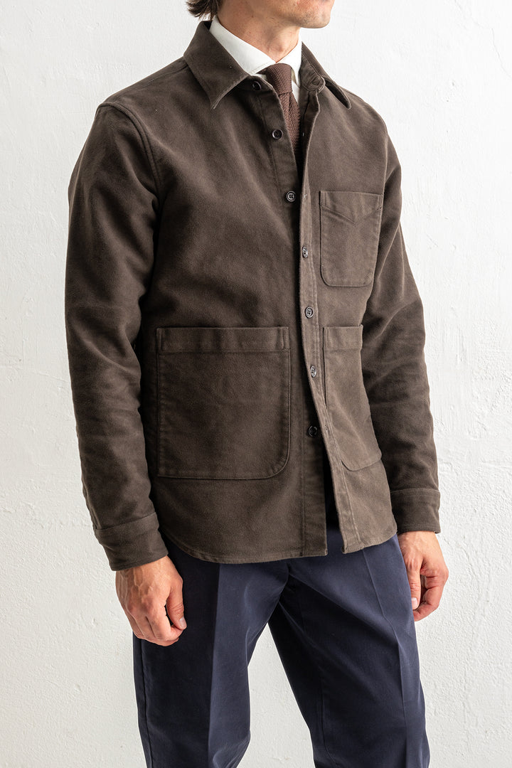 Moleskin UT Overshirt Brown