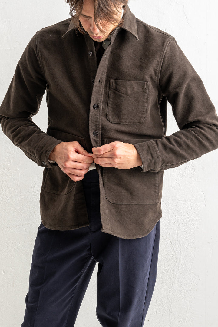 Moleskin UT Overshirt Brown