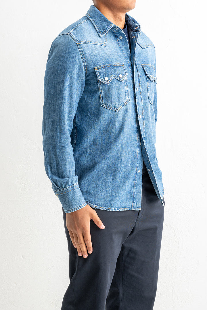 Morrison Luxury Overshirt Light Denim