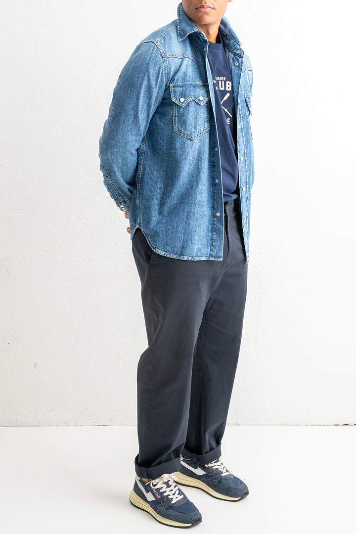Morrison Luxury Overshirt Light Denim