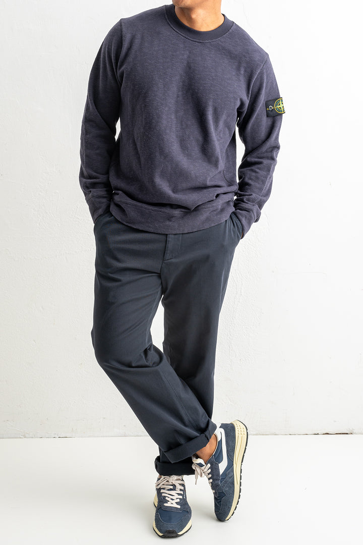 Vanisé Brushed Heavy Cotton Jersey Crewneck 6100053 INK