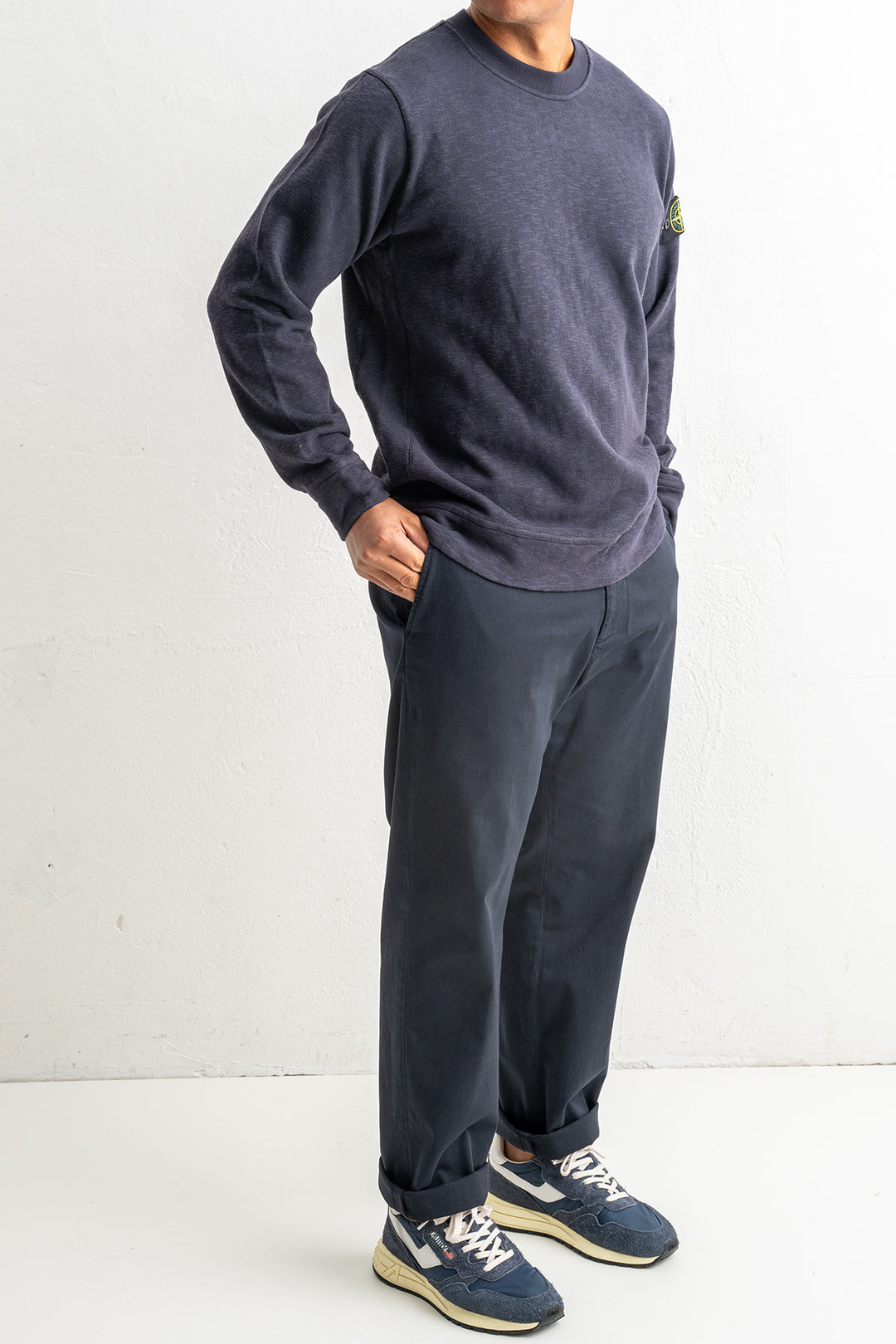 Vanisé Brushed Heavy Cotton Jersey Crewneck 6100053 INK