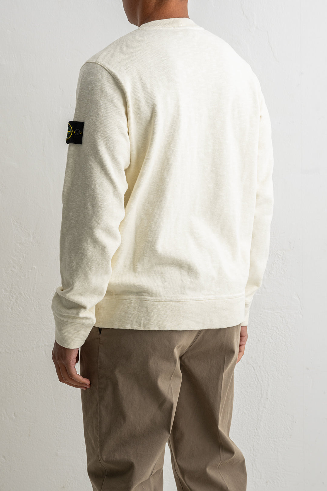 Vanisé Brushed Heavy Cotton Jersey Crewneck 6100053 IVORY