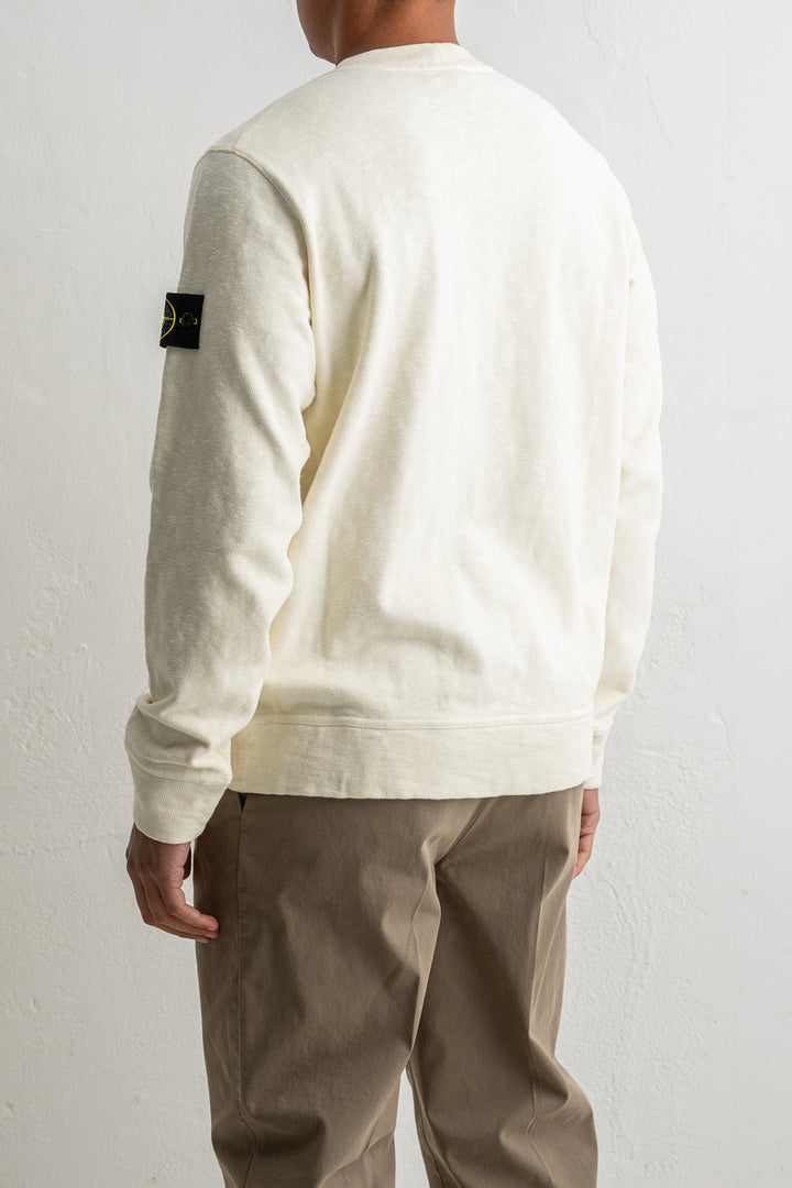 Vanisé Brushed Heavy Cotton Jersey Crewneck 6100053 IVORY