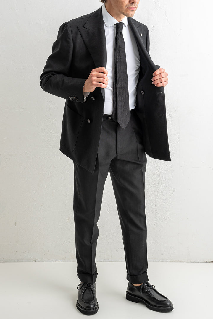 Double Breasted Tailor Blazer Black