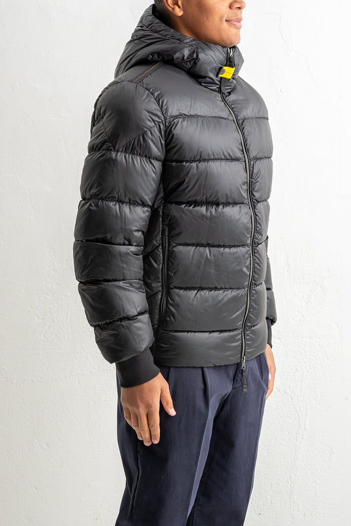 Pharrell Hooded Bomber Jacket Black
