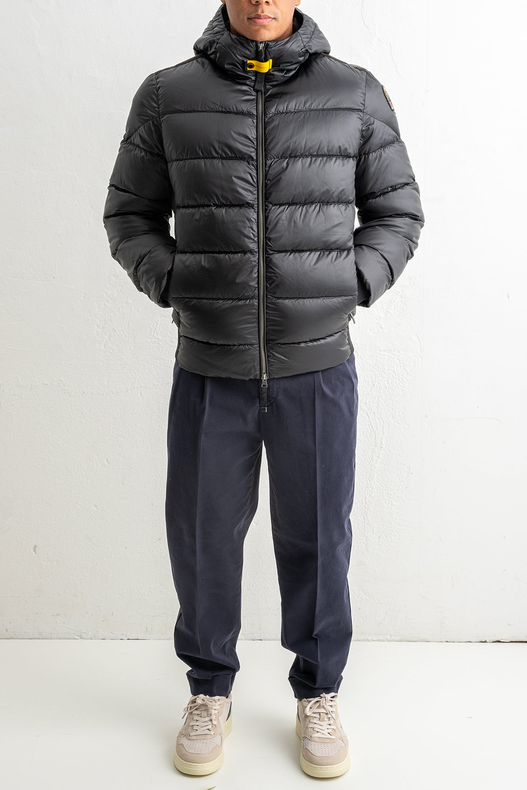 Pharrell Hooded Bomber Jacket Black
