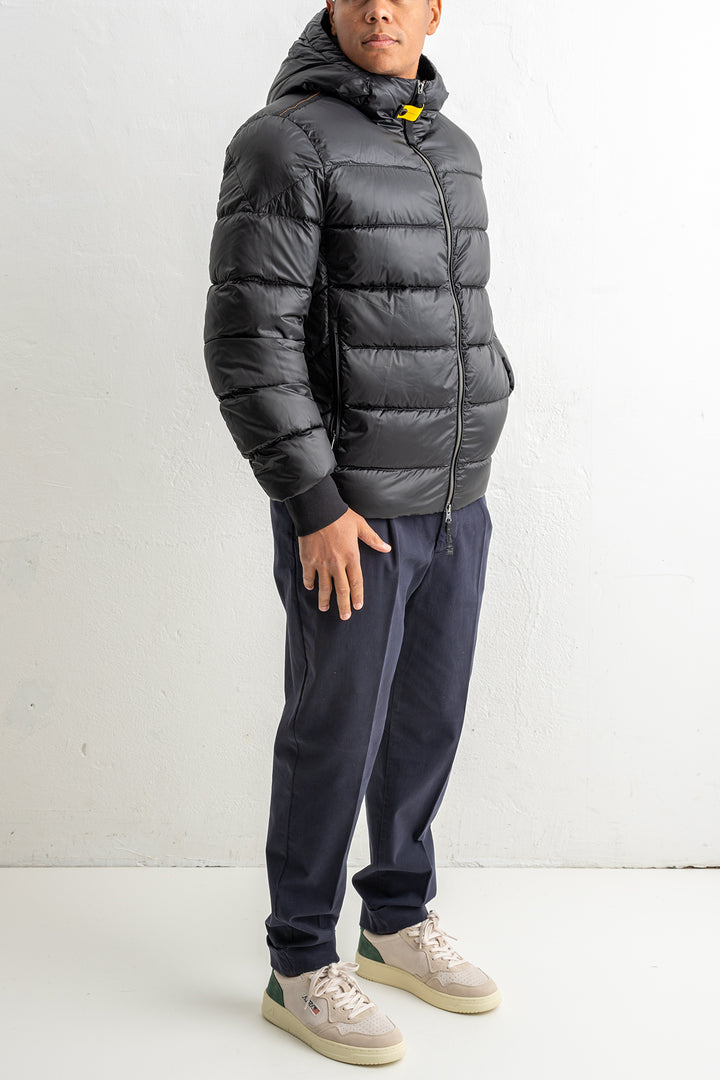 Pharrell Hooded Bomber Jacket Black