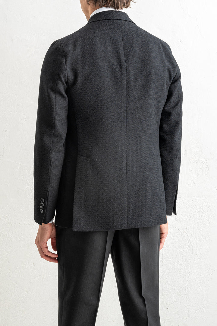 Structured Wool DB Blazer Black