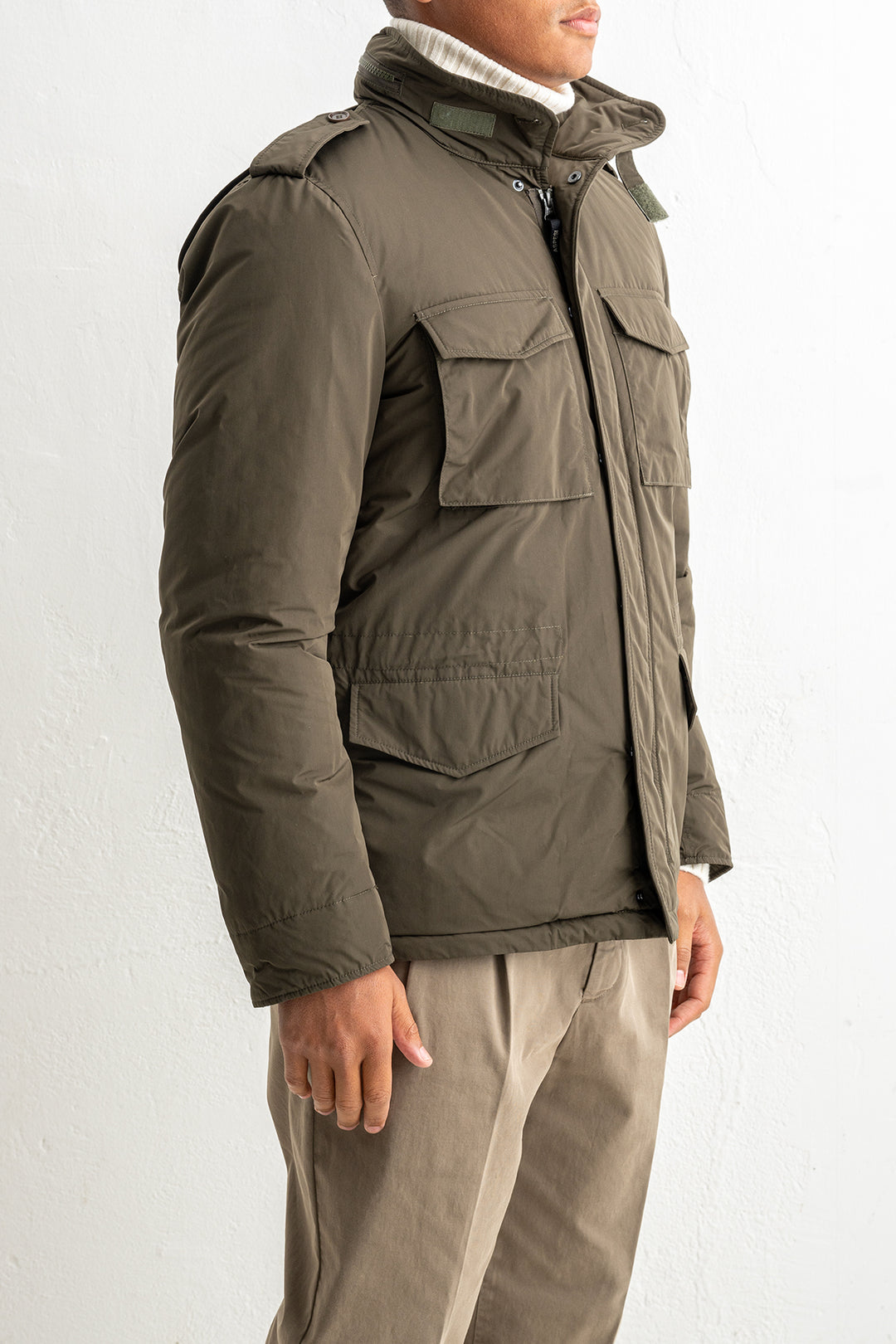Vento Nylon Minifield Jacket Green