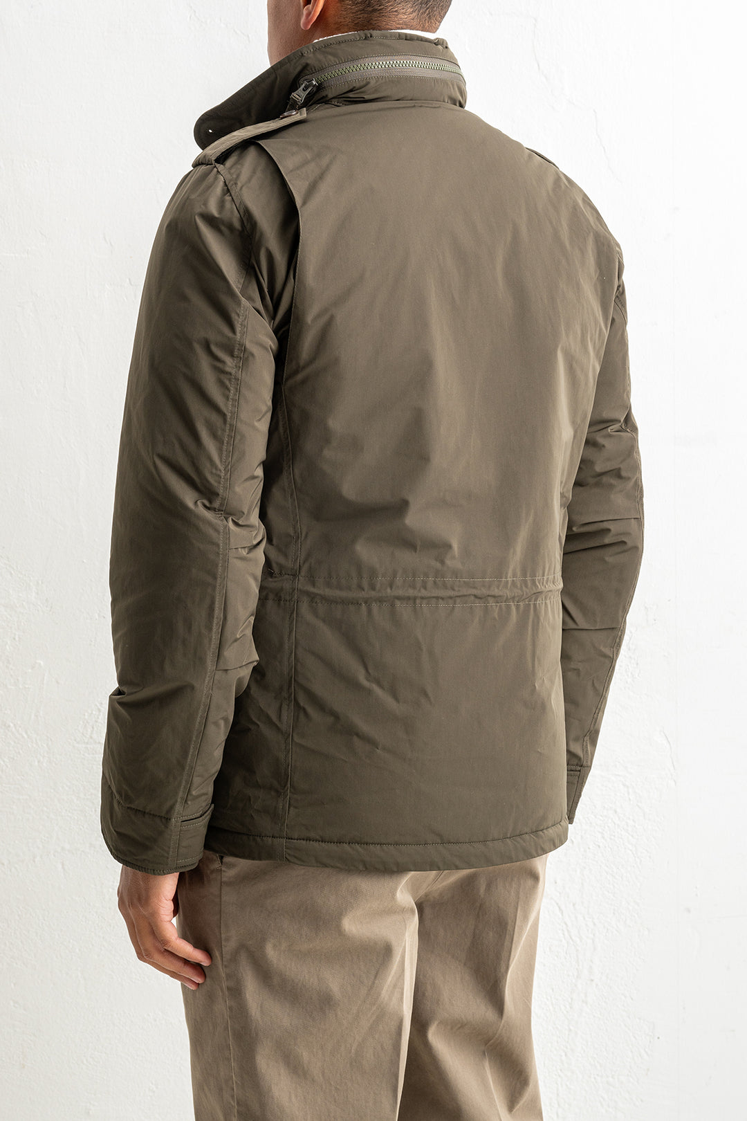 Vento Nylon Minifield Jacket Green