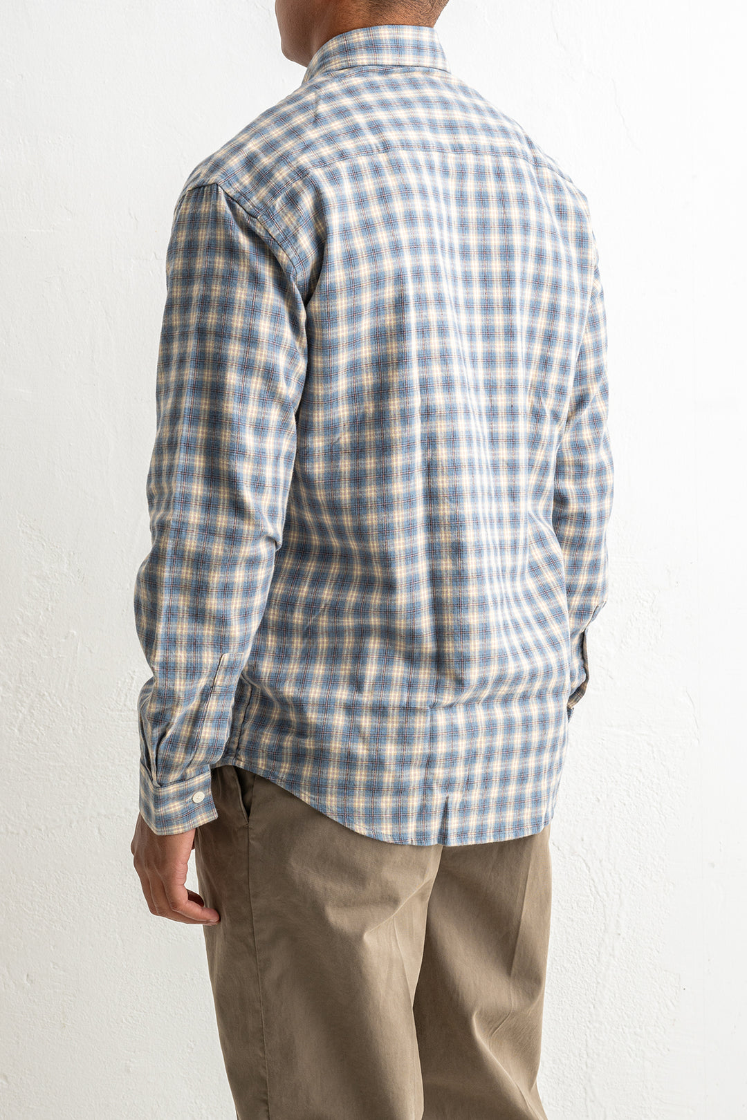 Deon 5465 Flannel Shirt Blue Check