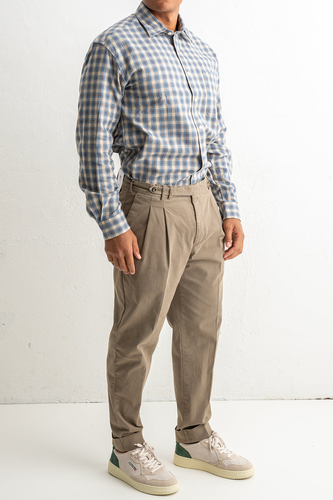 Deon 5465 Flannel Shirt Blue Check