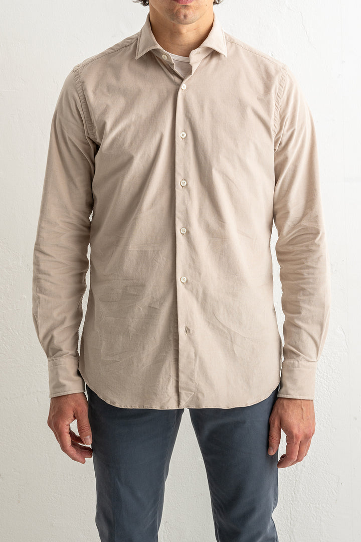 Baby Cord Shirt Beige