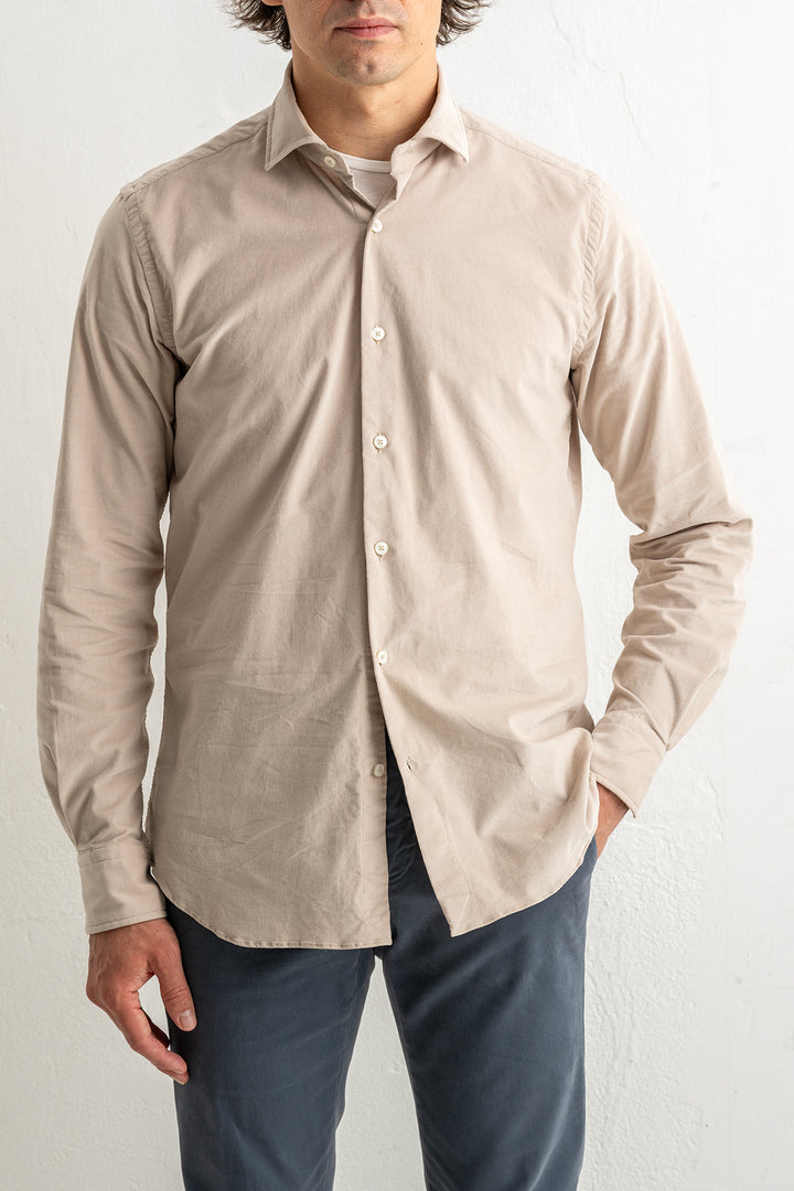 Baby Cord Shirt Beige