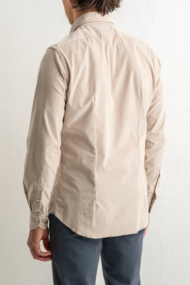 Baby Cord Shirt Beige