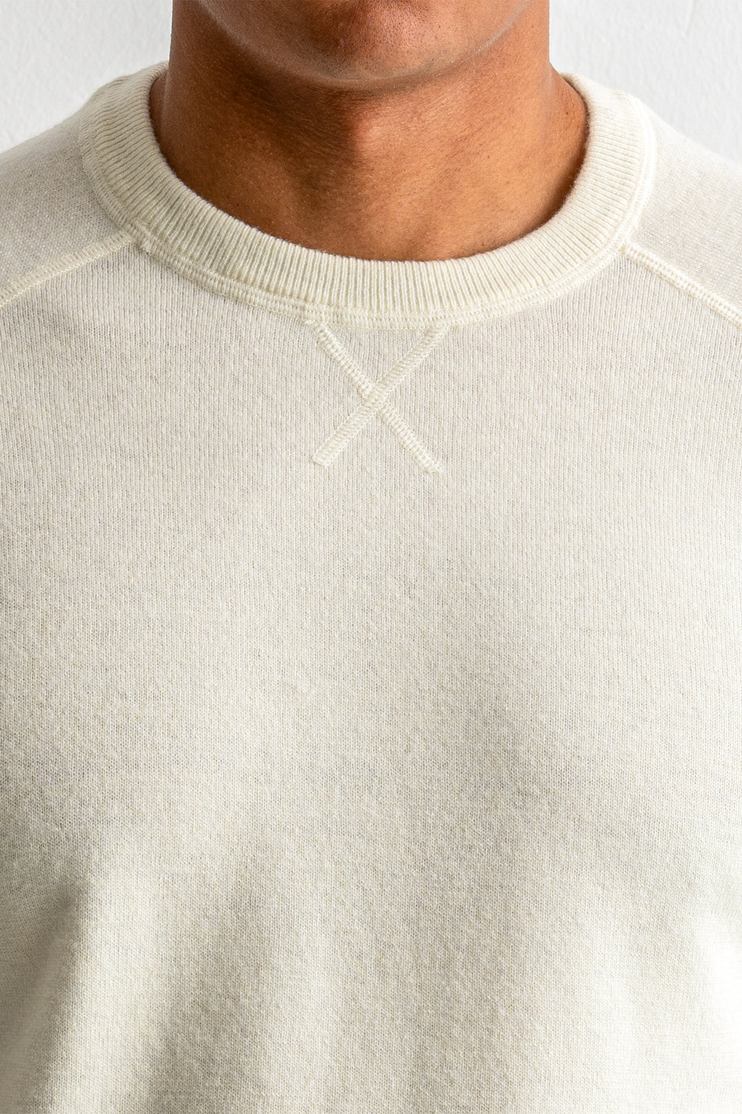 Wool Cashmere Raglan Sweater NATURALE