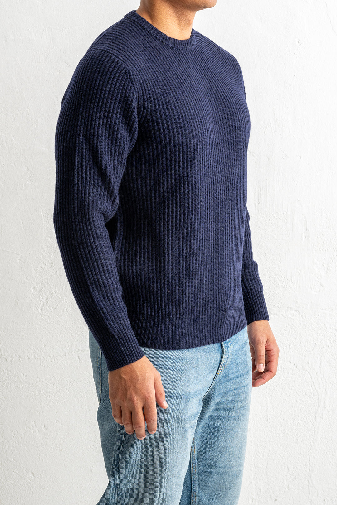 Super Geelong Knit Crewneck Navy