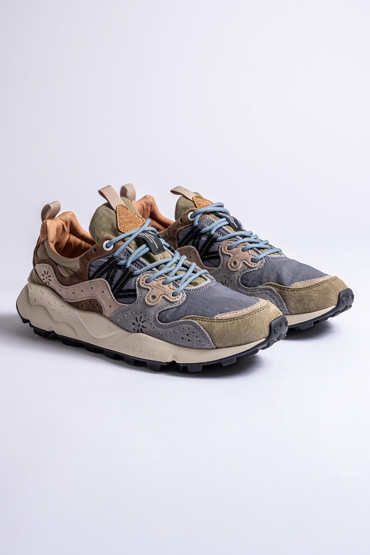 Yamano 3 Man Sneaker Military/Grey/Light Brown