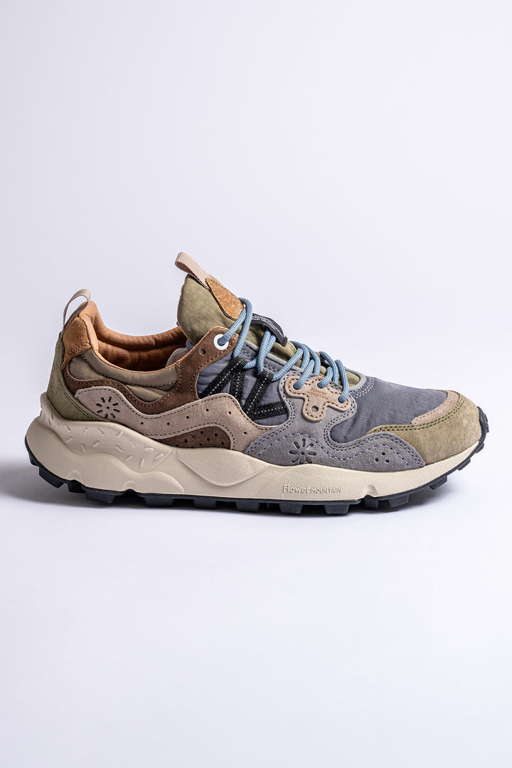 Yamano 3 Man Sneaker Military/Grey/Light Brown