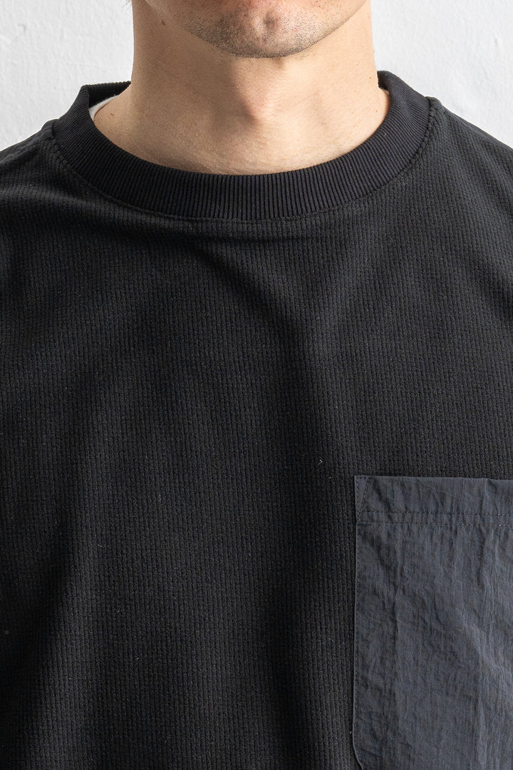 Esigna Long Sleeve Fleece T-Shirt Black