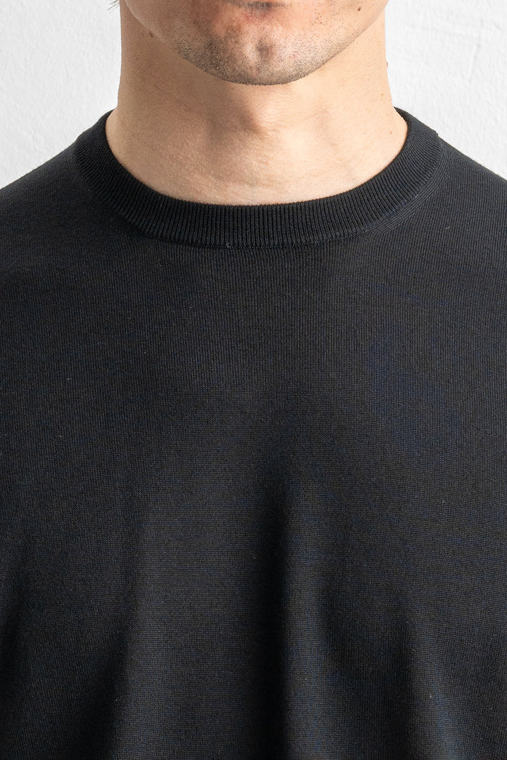 Crewneck Sweater Royal Merino Black