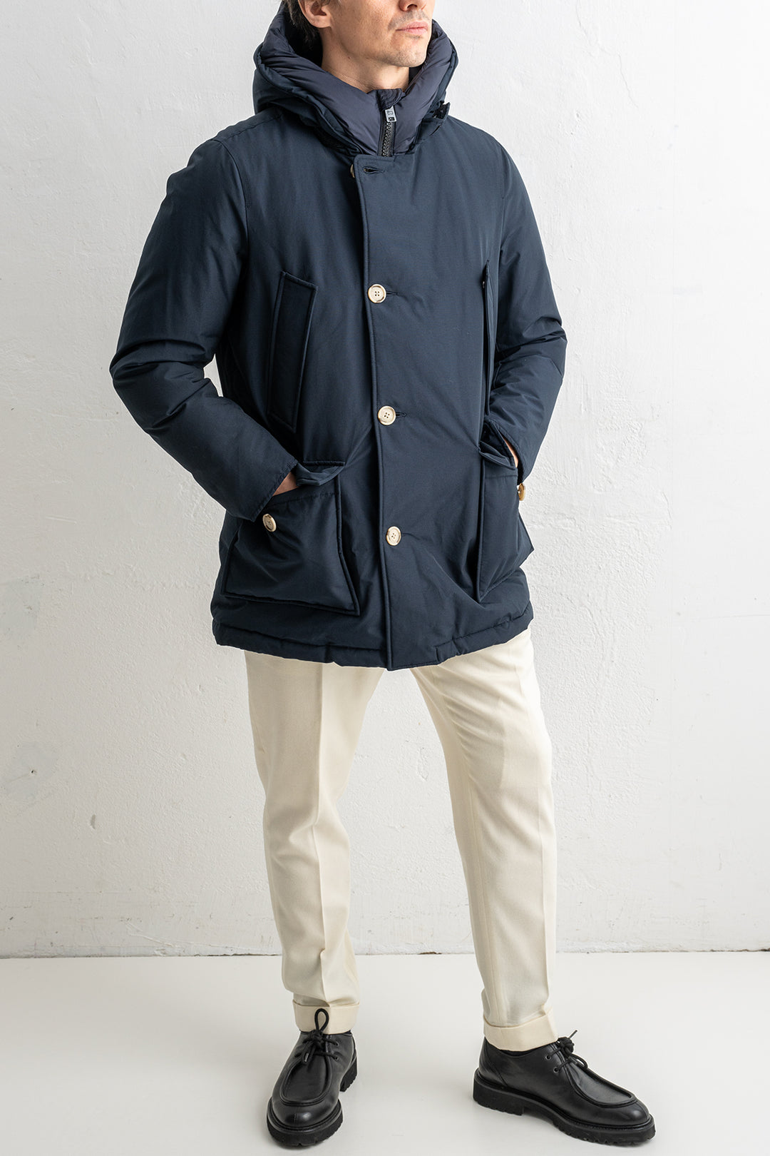 Arctic Parka Melton Blue
