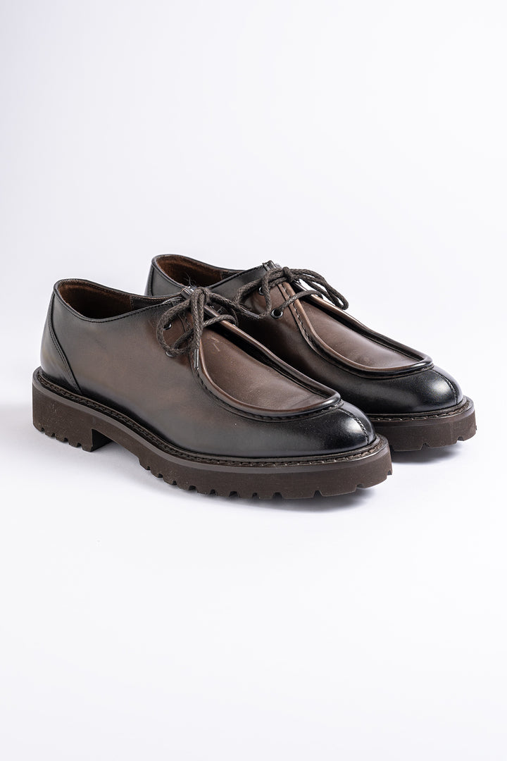 Scarpa Leather Shoe Dark Brown