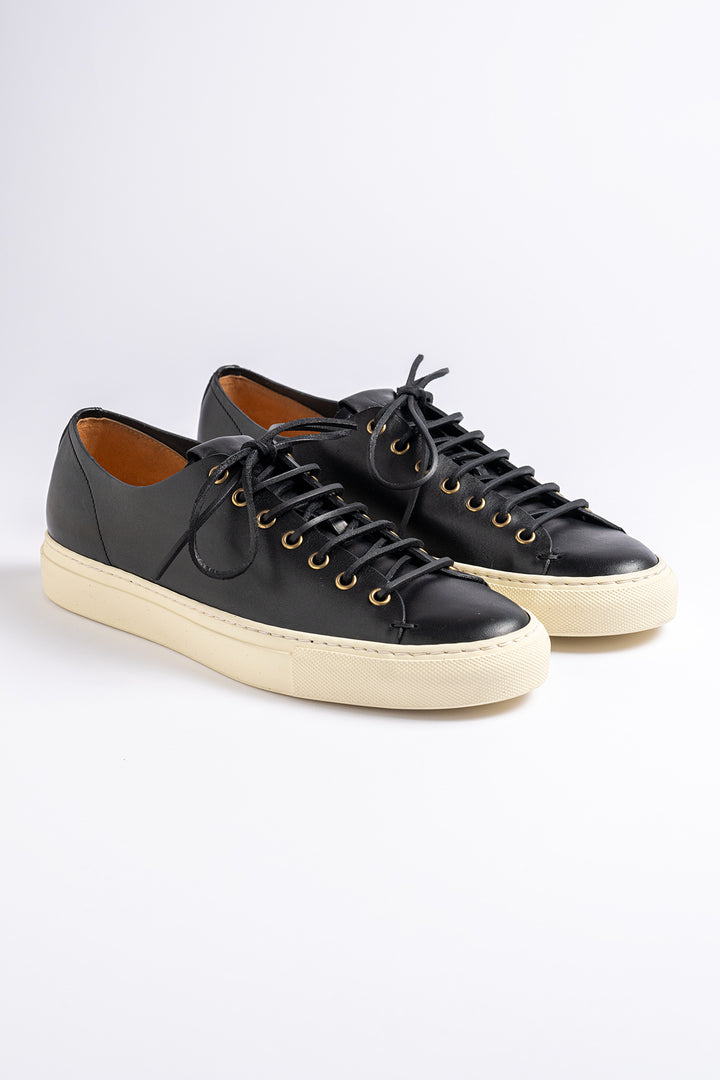 Classic Tanino Leather Sneaker Black