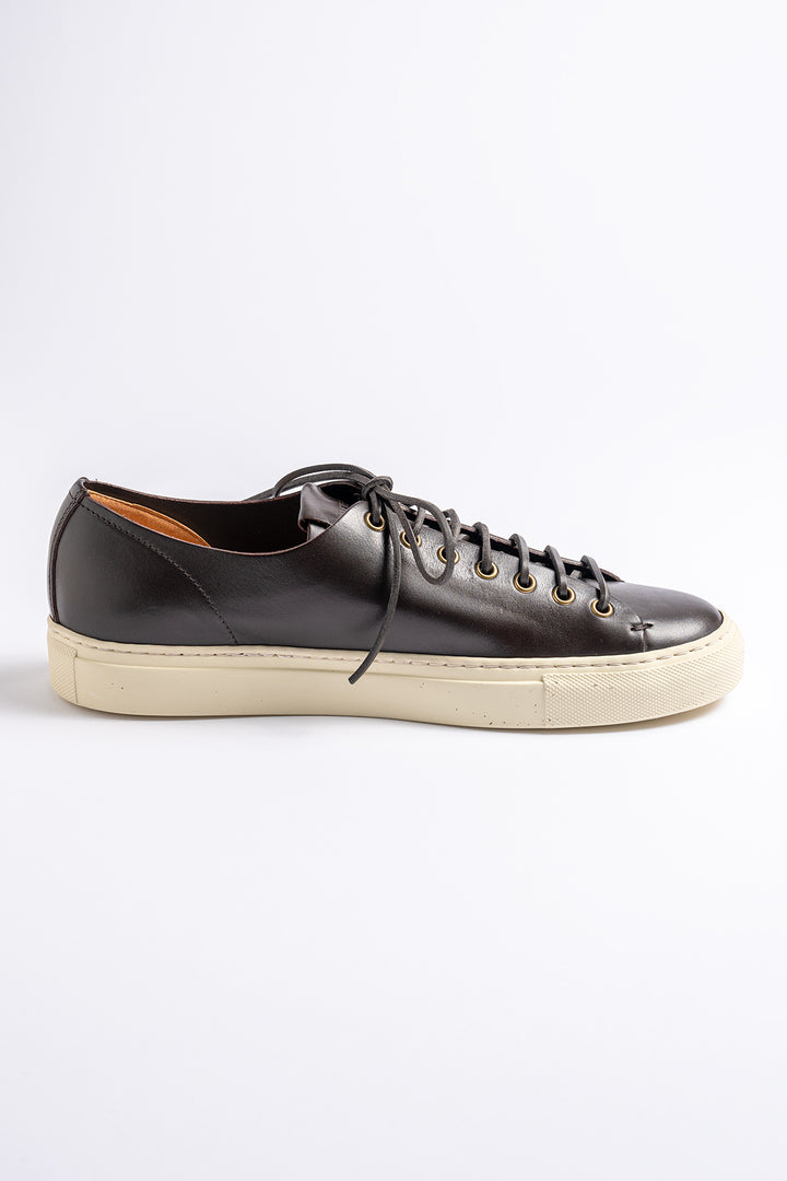 Classic Tanino Leather Sneaker Dark Brown