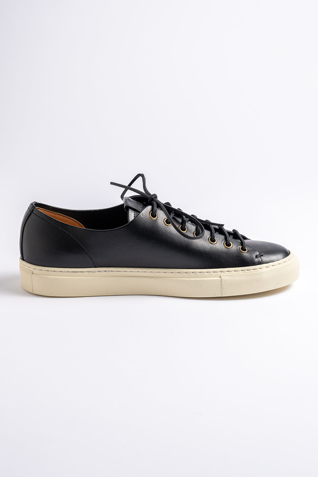 Classic Tanino Leather Sneaker Black