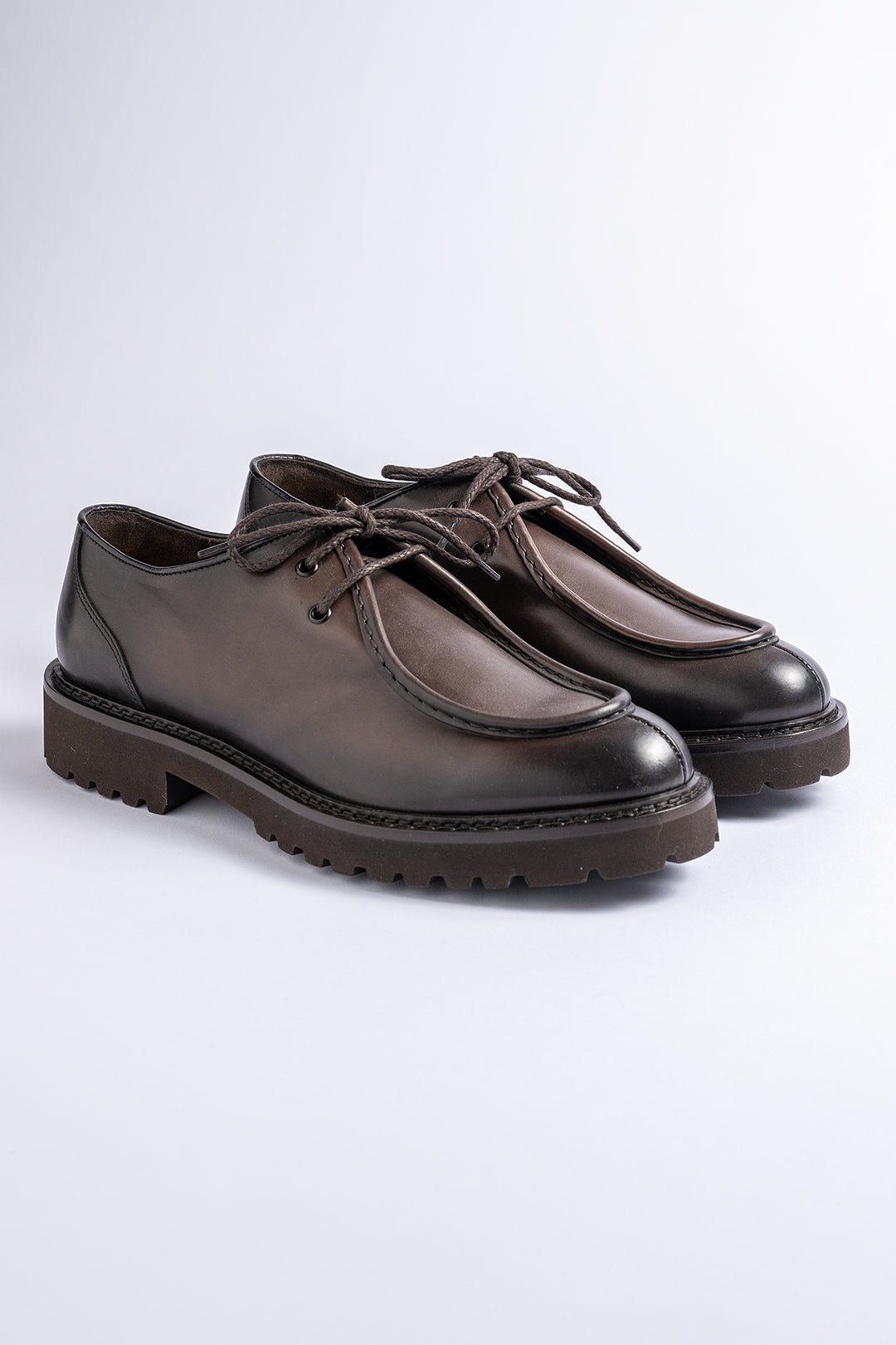 Scarpa Leather Shoe Dark Brown