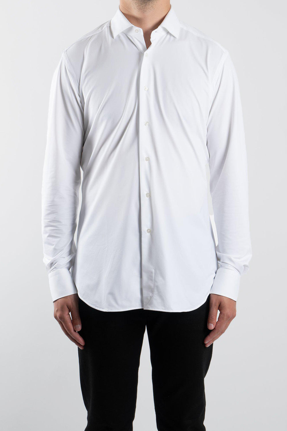 ACTIVE SOLID SHIRT 001 WHITE
