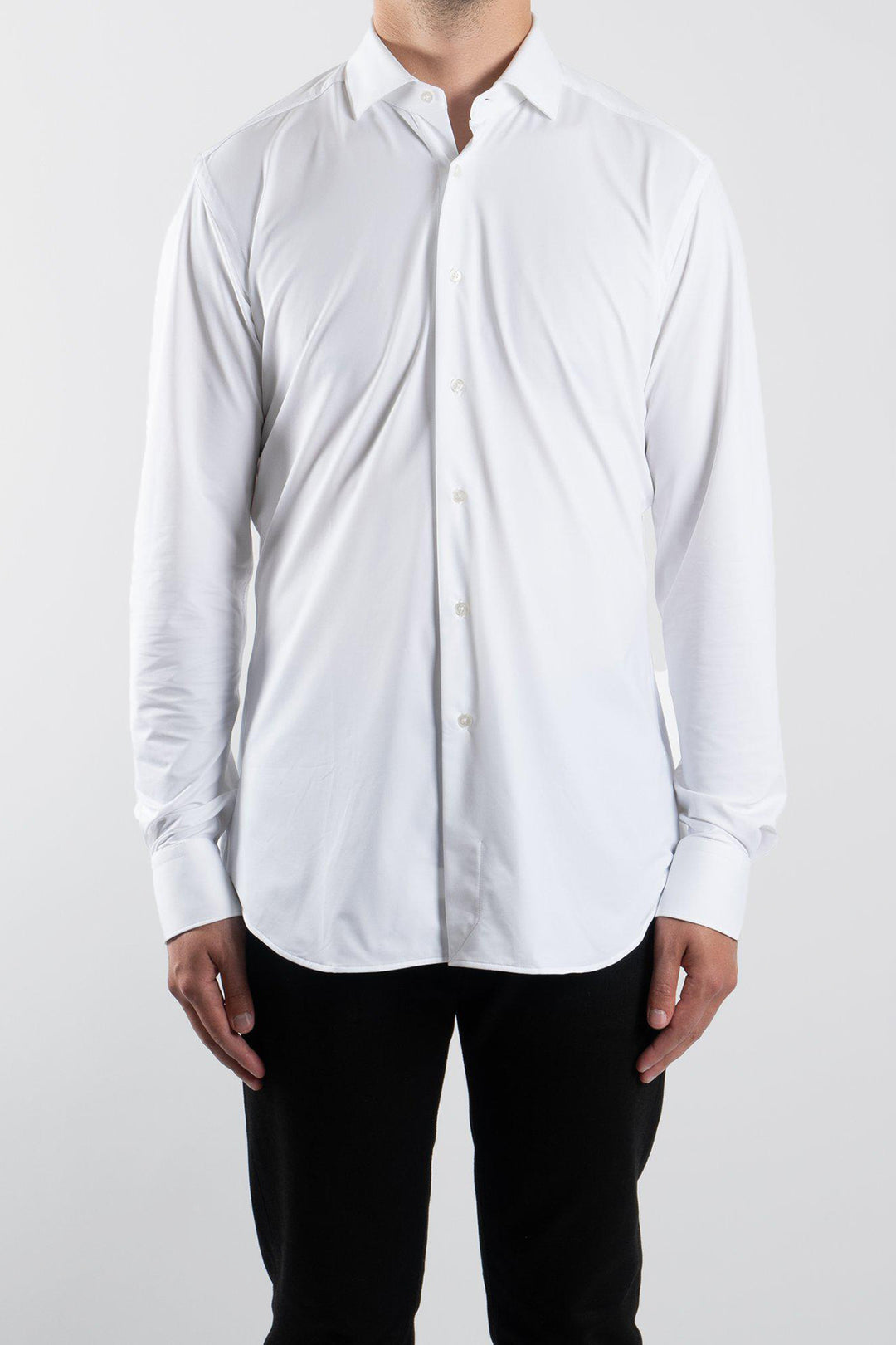 ACTIVE SOLID SHIRT 001 WHITE