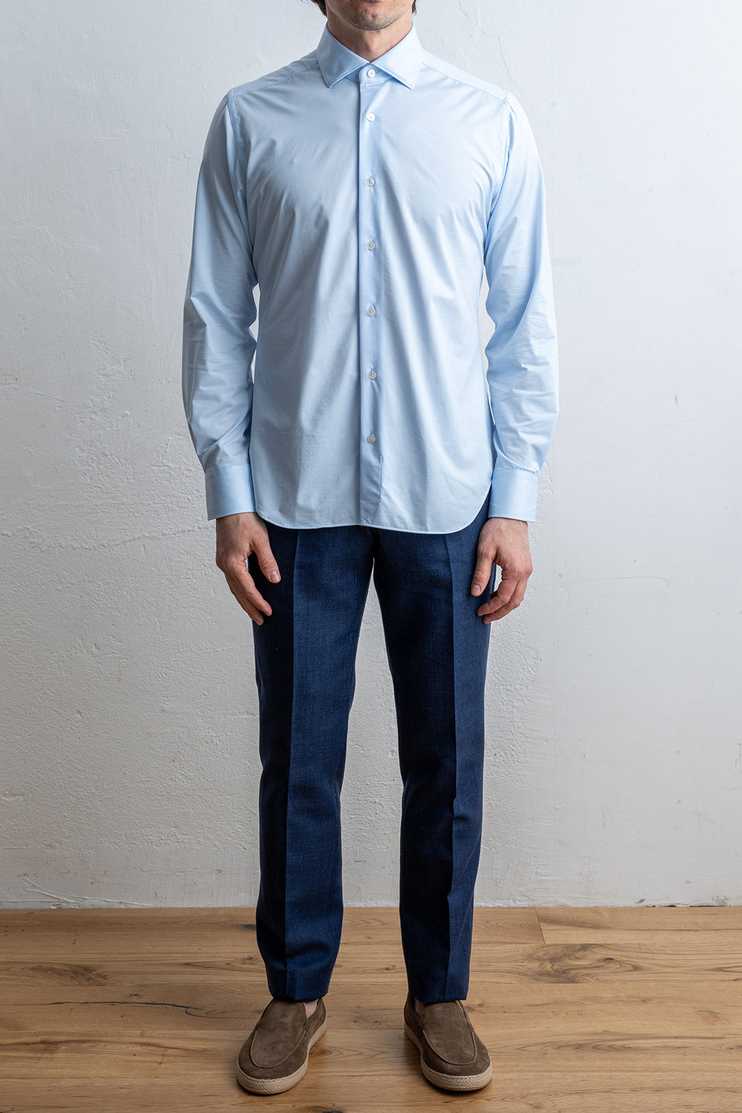 ACTIVE SOLID SHIRT 002 LIGHT BLUE
