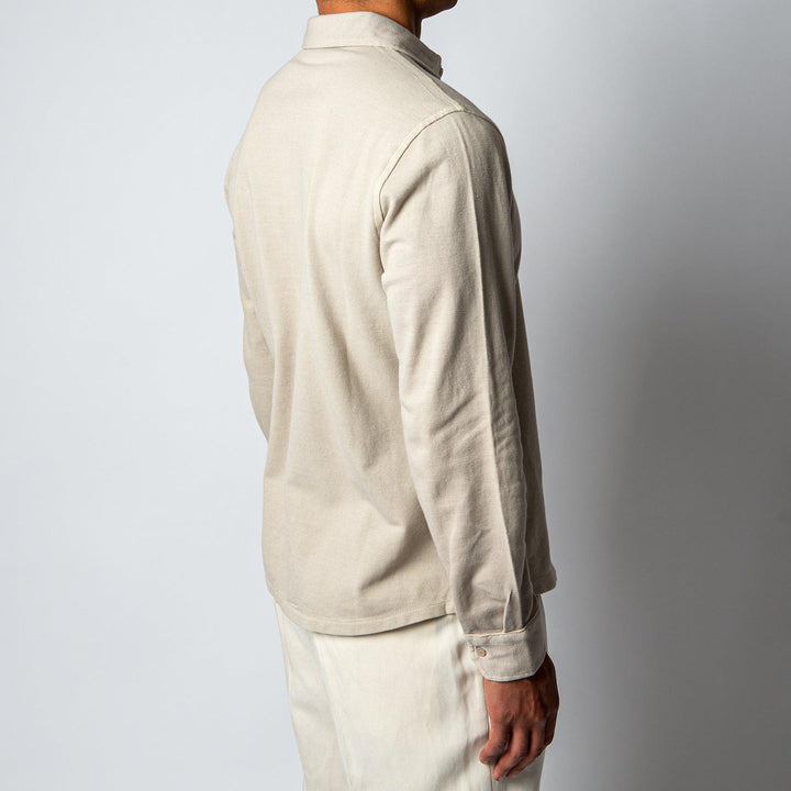 JERSEY PIQUE SHIRT SAND