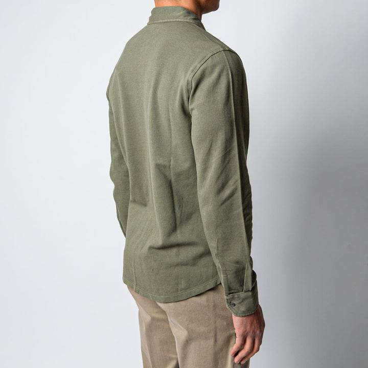 JERSEY PIQUE SHIRT GREEN