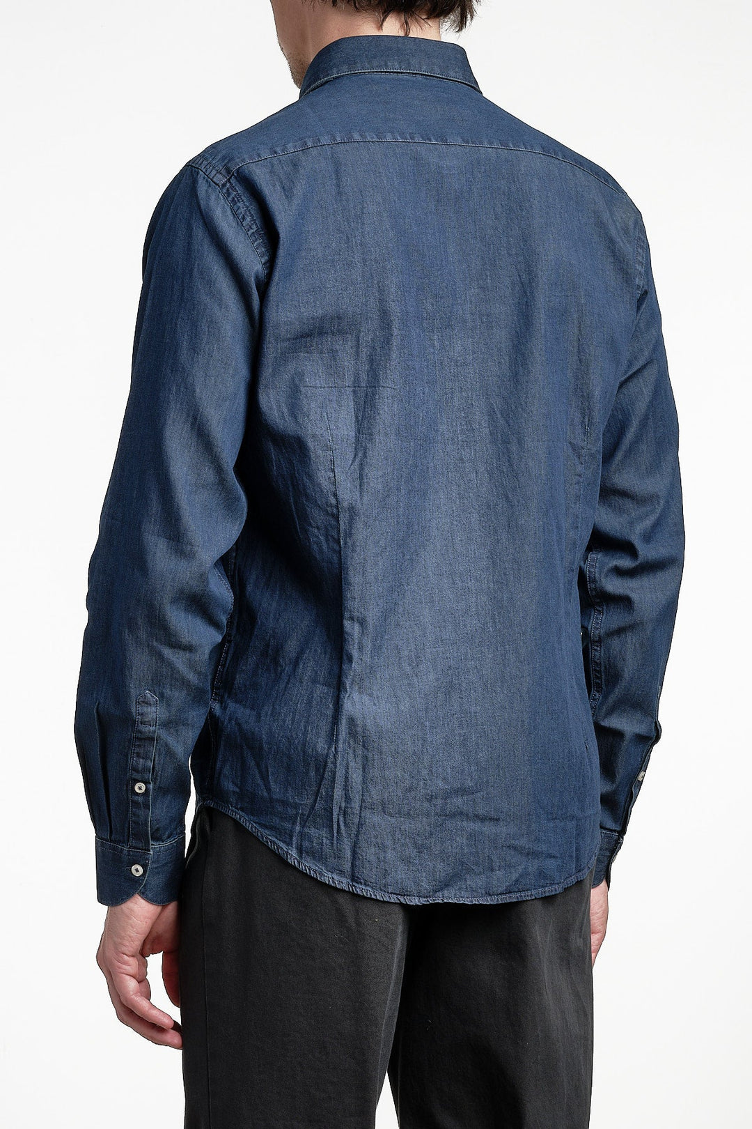 Denim Cotton Shirt Dark Jeans – ADVERB, sidobild