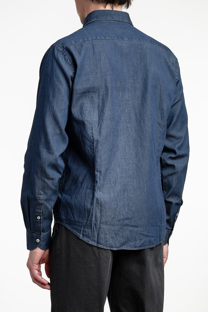 Denim Cotton Shirt Dark Jeans – ADVERB, sidobild