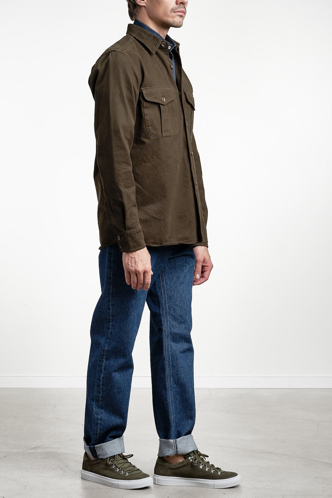 Camicia Glenn Overshirt Green – ASPESI, helbild
