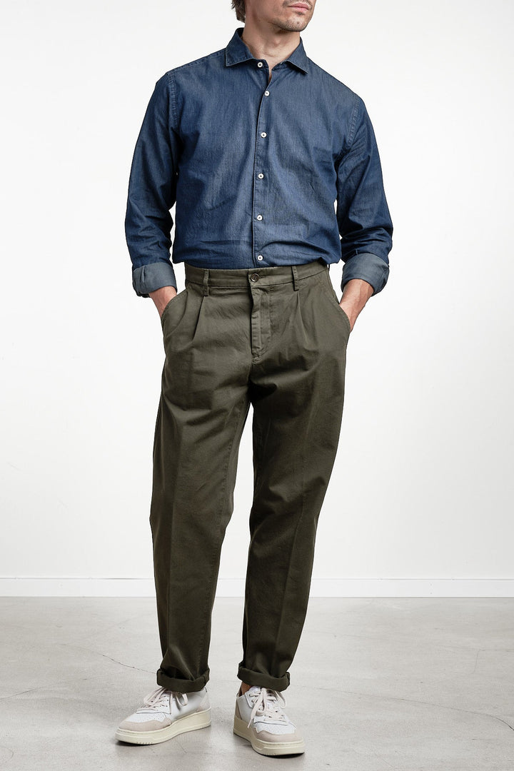 Pantalone Mono Trouser Green – ASPESI, detalj