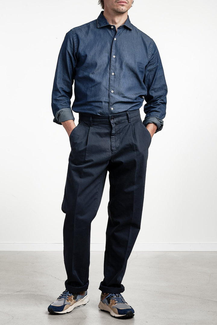 Pantalone Mono Trouser Navy – ASPESI, detalj