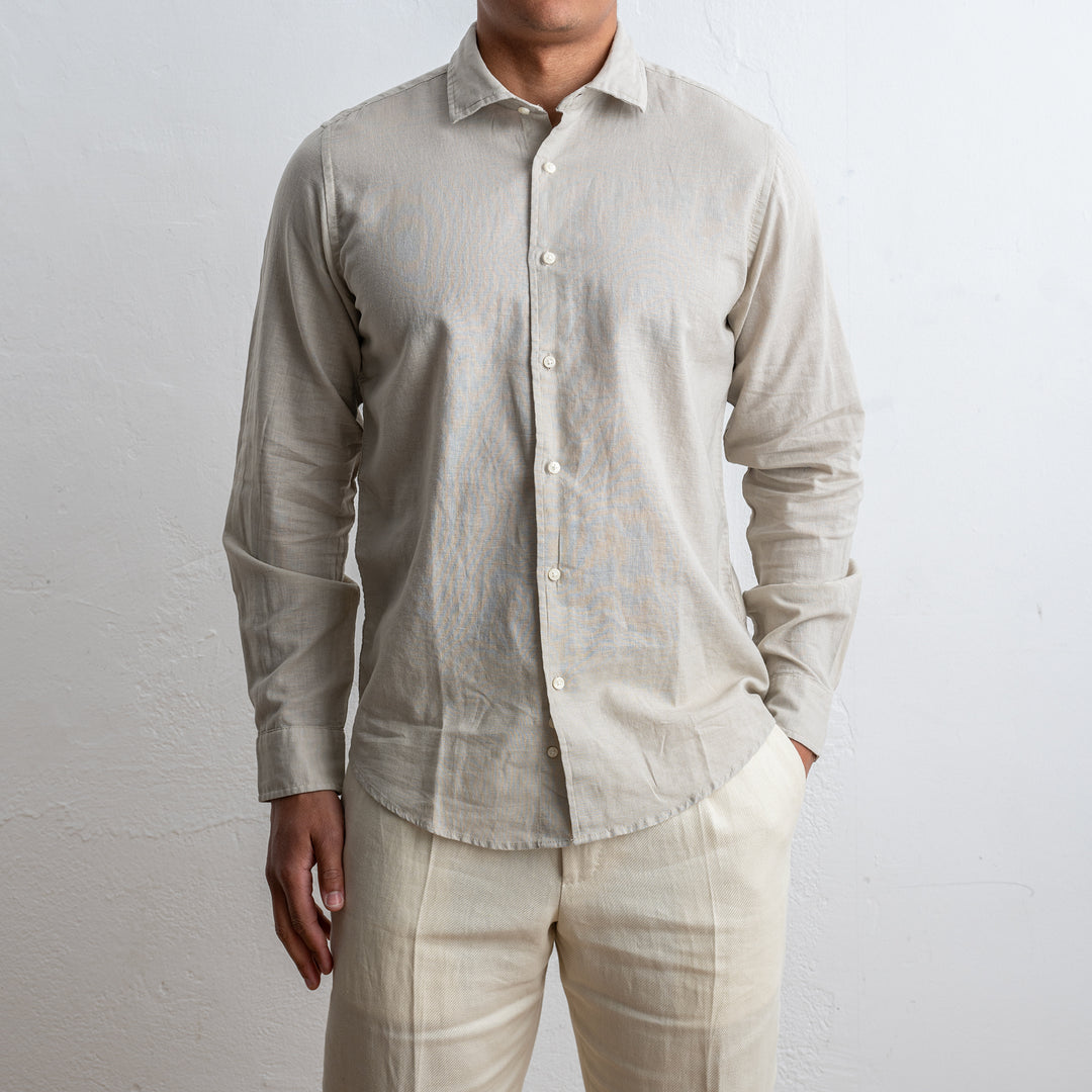 Cotton Linen Shirt SAND