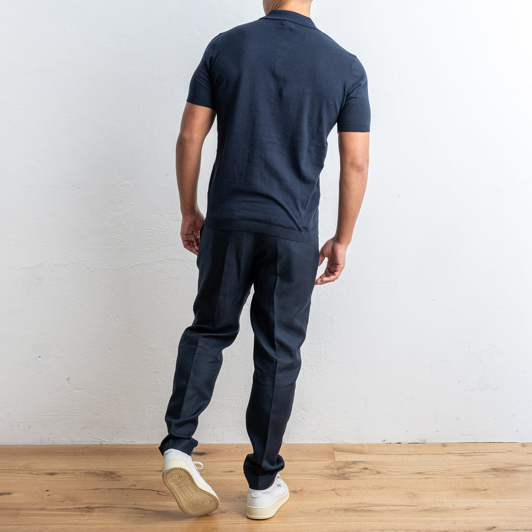 Polo Cotton Short Sleeve Navy