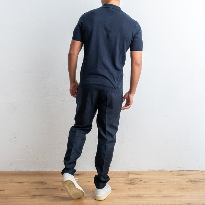Polo Cotton Short Sleeve Navy