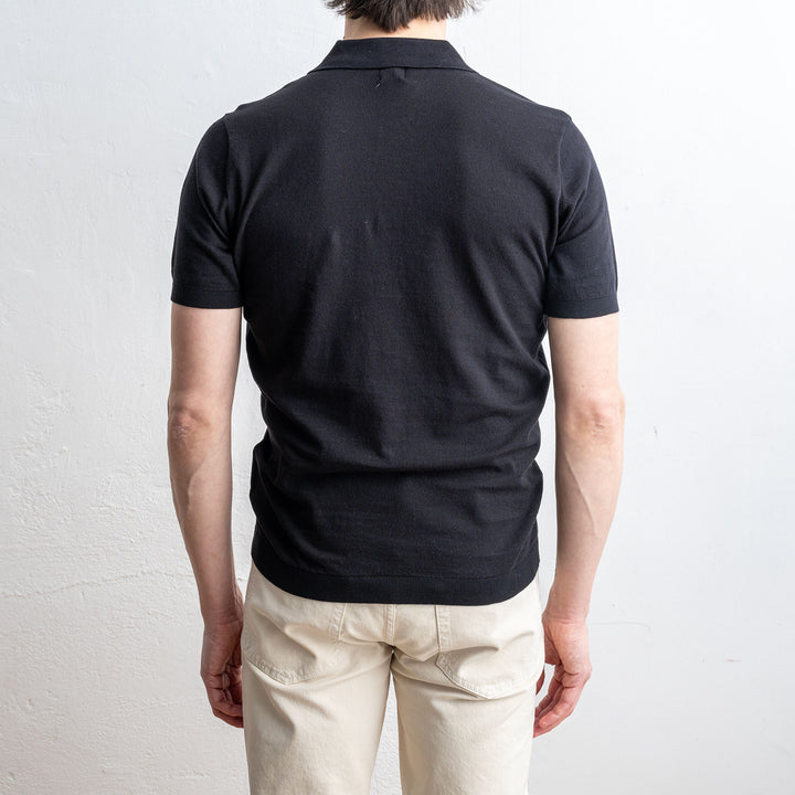 Polo Cotton Short Sleeve Black
