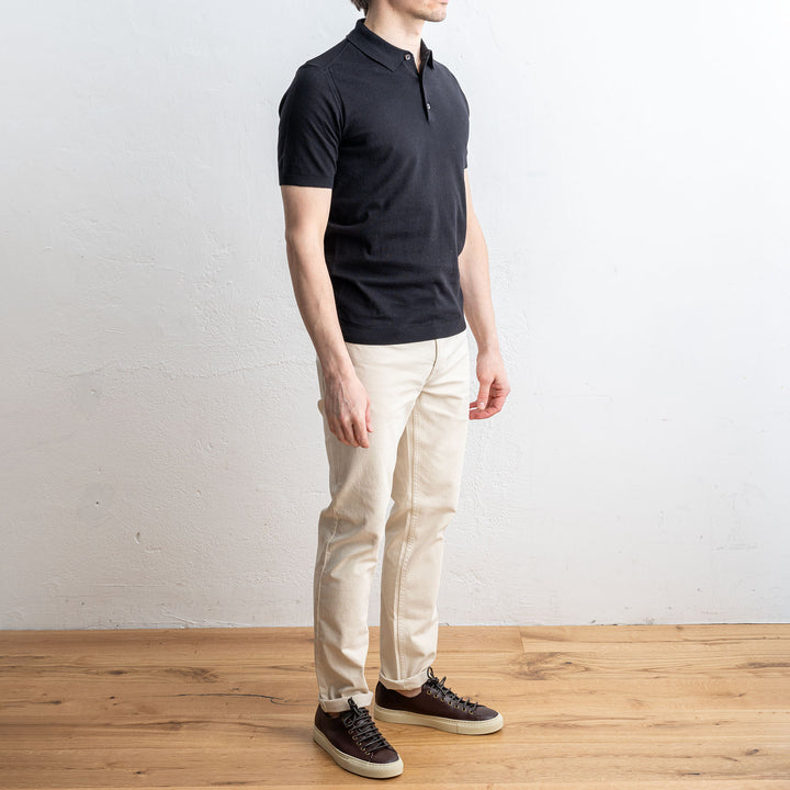Polo Cotton Short Sleeve Black