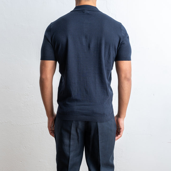 Polo Cotton Short Sleeve Navy