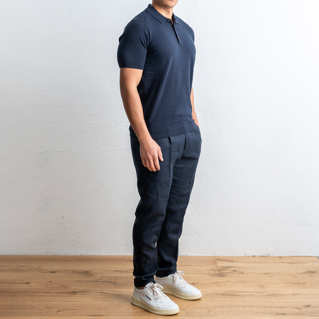 Polo Cotton Short Sleeve Navy